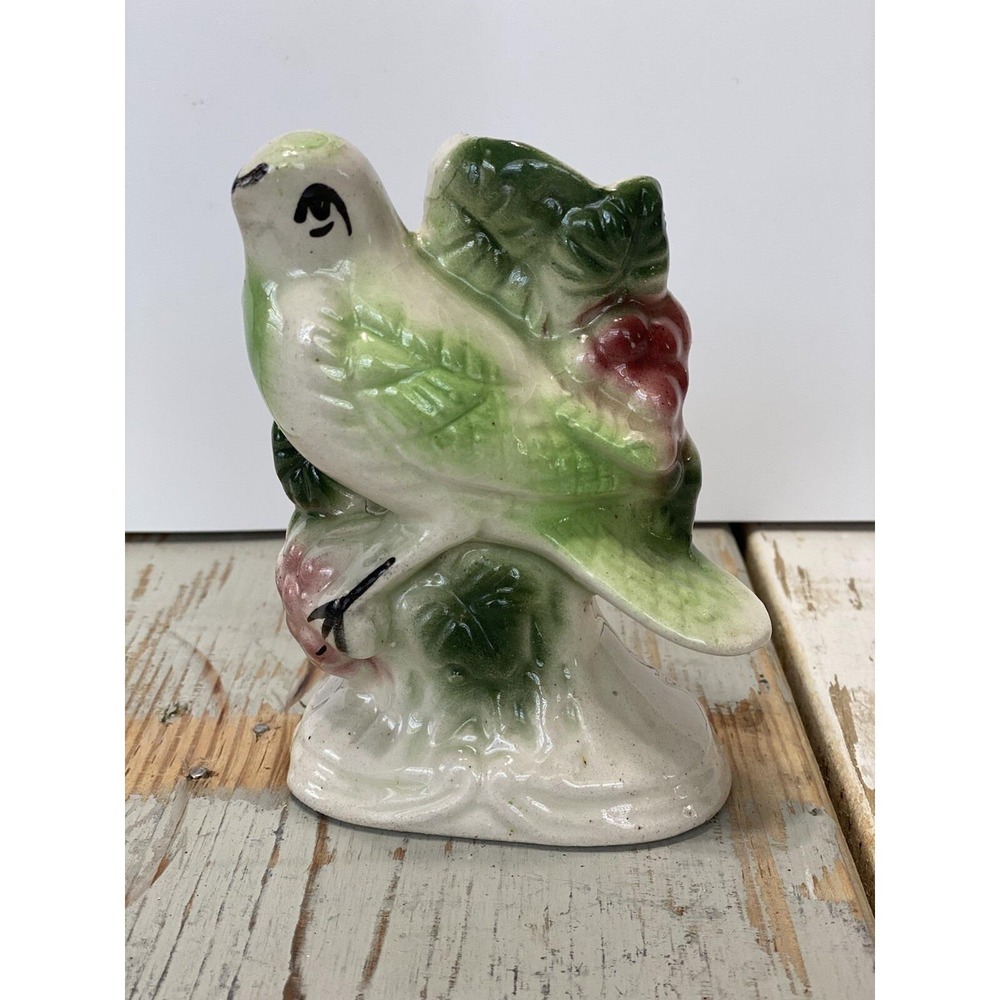 Vintage Bird Bud Vase Unmarked